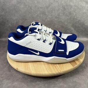 Nike Alpha Menace Turf Low Mens 13.5 Football Cleats Shoes Blue BV3997-101